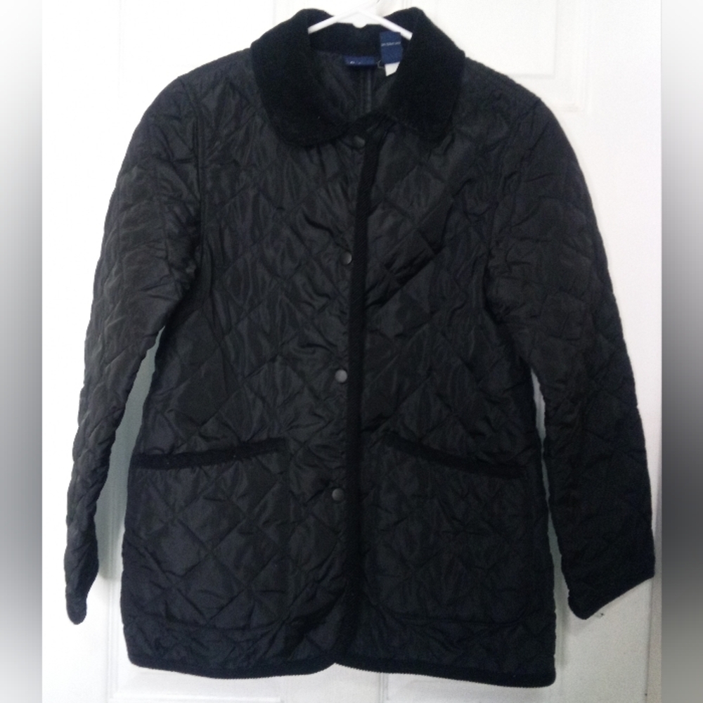 GAP Black Quilted Puffer Jacket